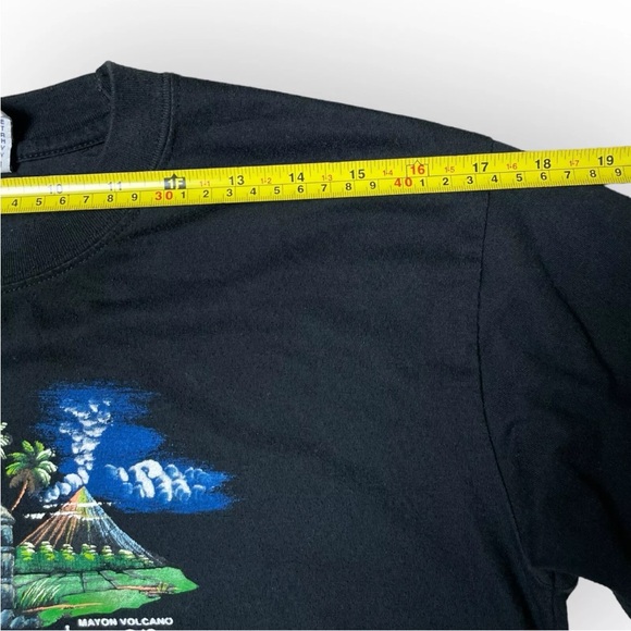 Dibuho Black T Shirt Men's Size S Small Shirt HandPainted Map of Philippines - Picture 6 of 9